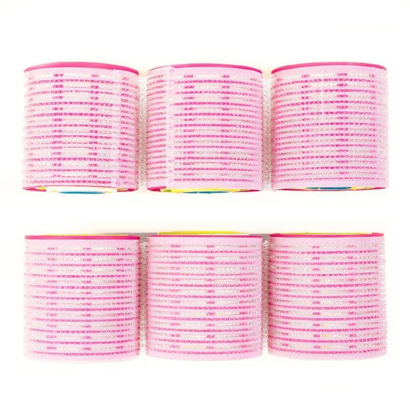 4PCS Hair Roller Self Grip Holding Rollers Hairdressing Curlers Sticky Curling
