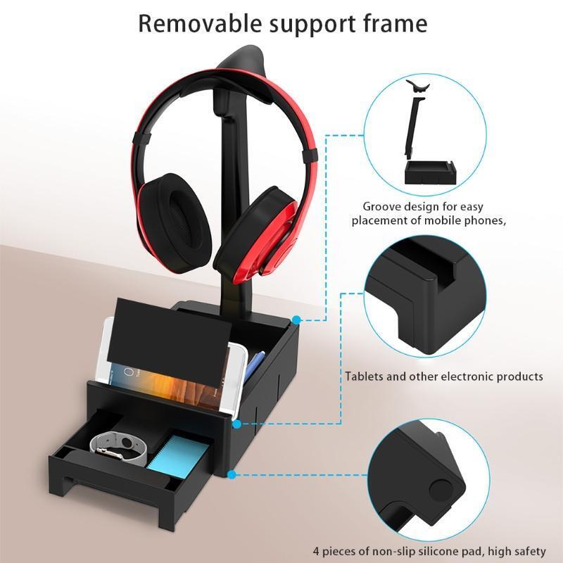 Supporting Earphone Gaming Headset Hanger Accessories for Home Office Bars