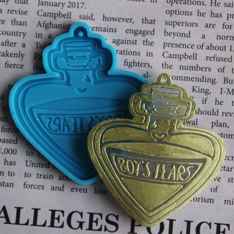 Poison Bottle Keychain Mold Epoxy Crystal Silicone Mold Customized Mold