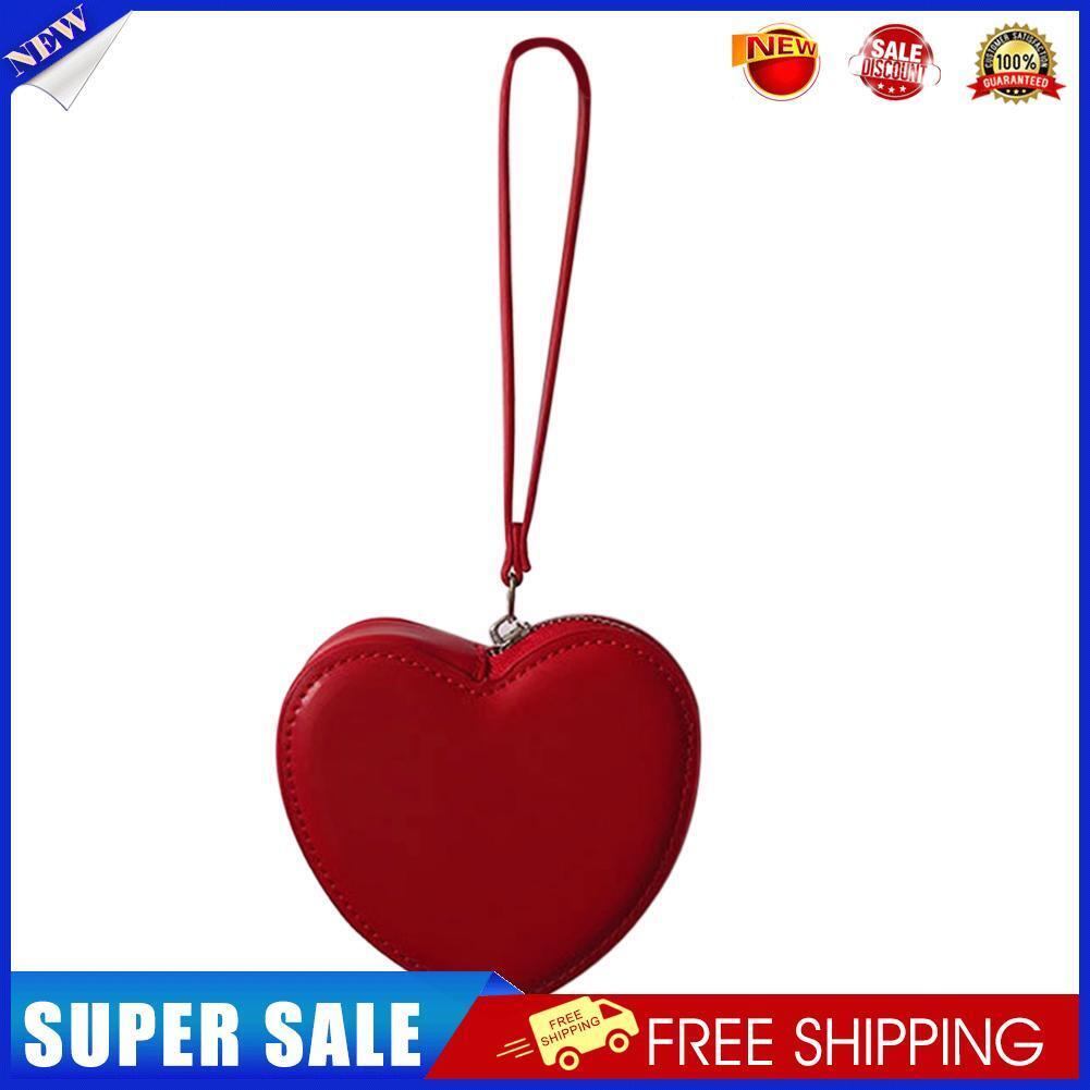 Fashion Love Shaped Handbag Korean Women Mini Leather Purse Coin Bag Clutch