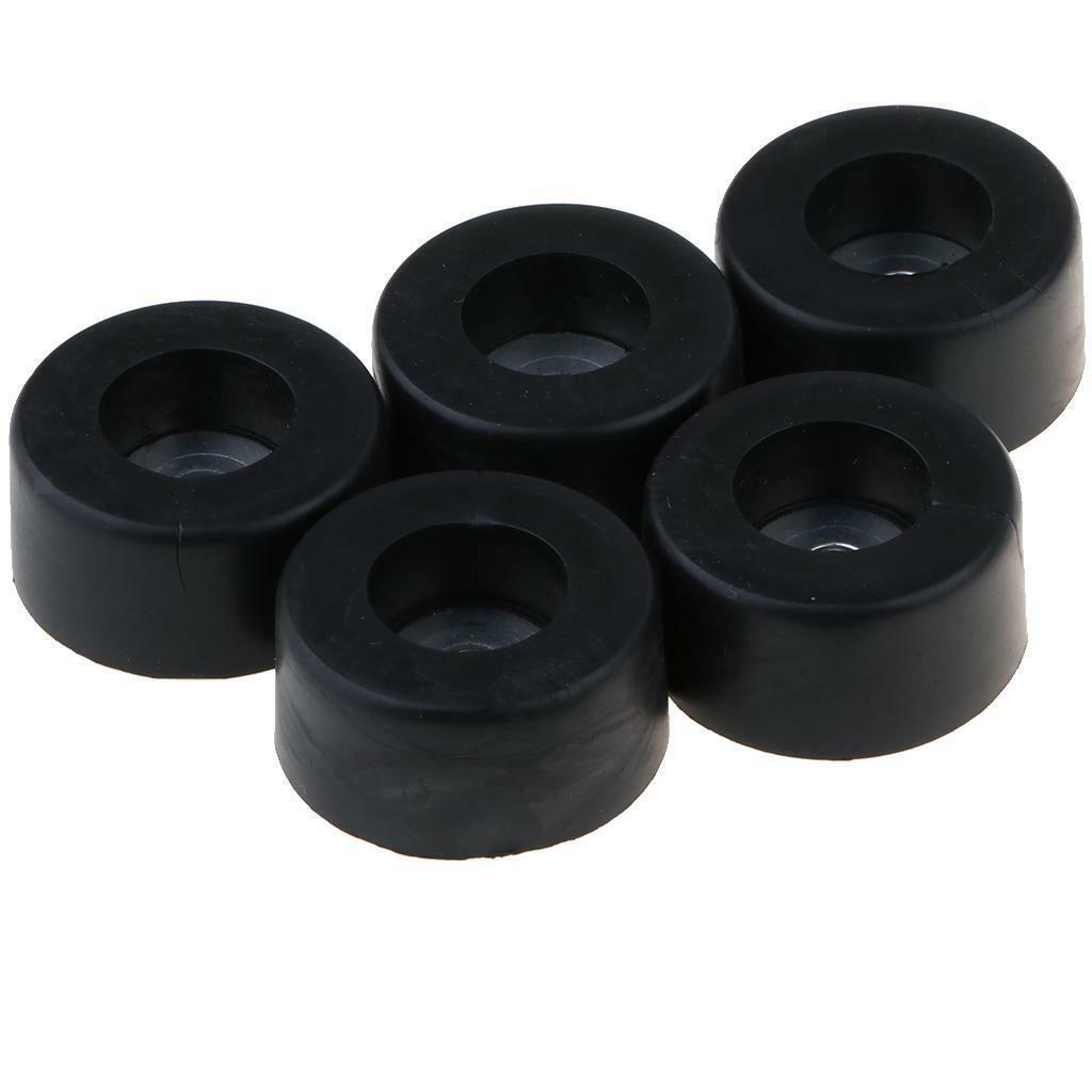 5 Pieces Rubber Foot Bumpers Amplifier Amp Speaker Housing Leg Foot Pad 38x19mm
