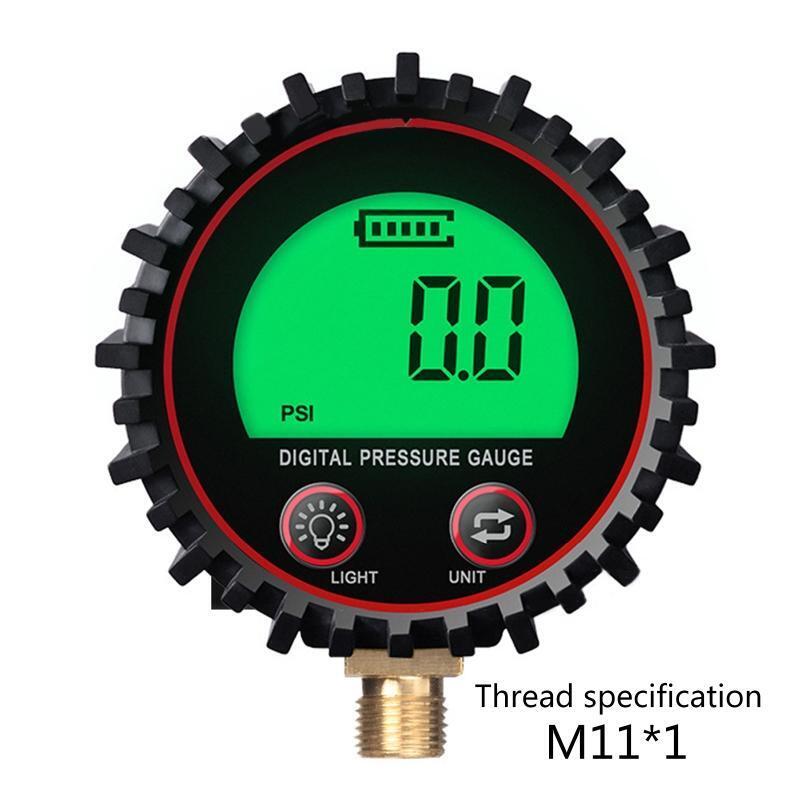 Certificated Accuracy Dial Mechanical Tire Gauge LED Spotlight for Cars, Trucks