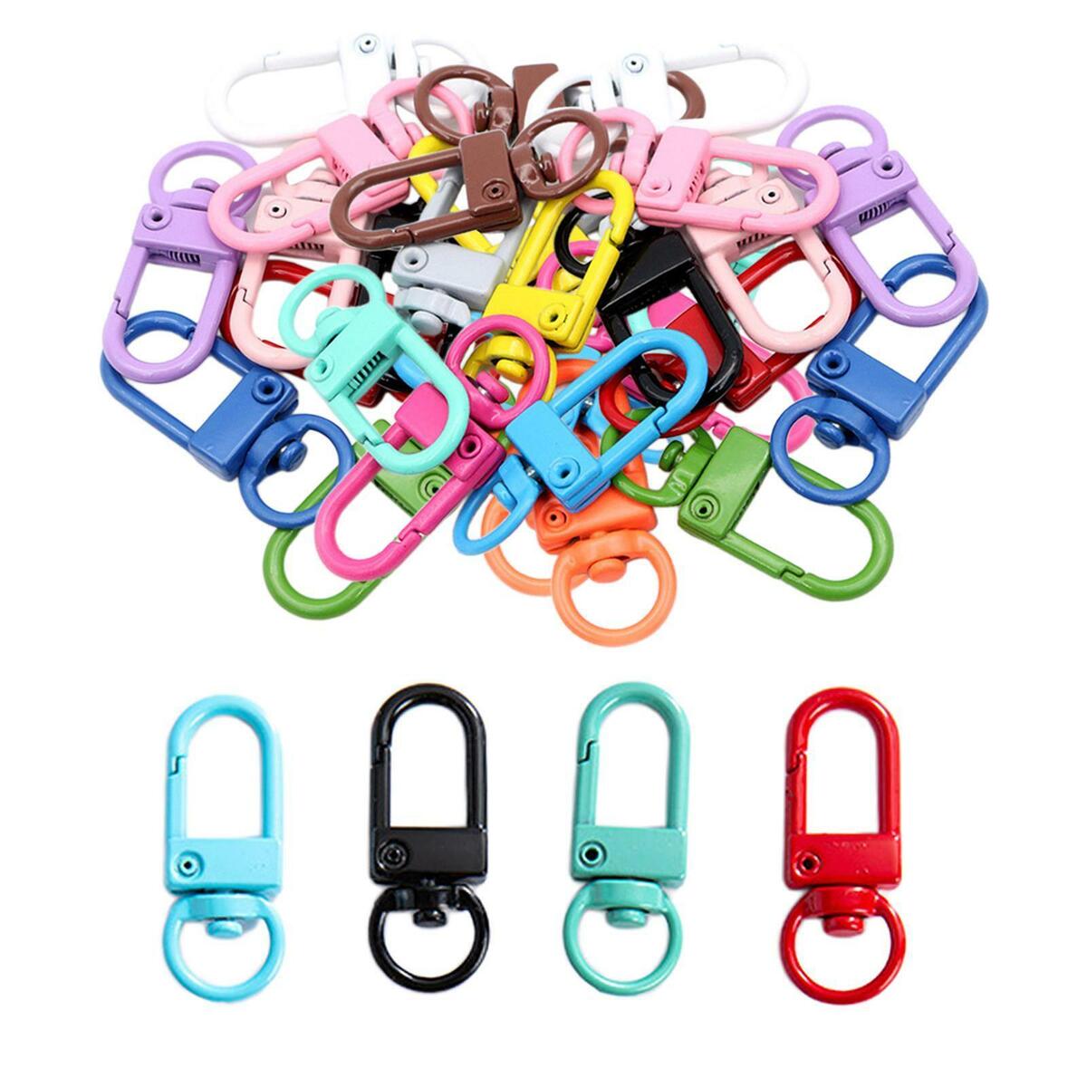 50x  Claw Clasps  for DIY Jewelry Findings Keychain Bags Craft