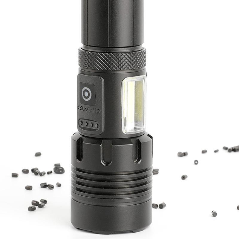 Portable P70 Light Torch No Battery for Camping Police Emergency Power Display