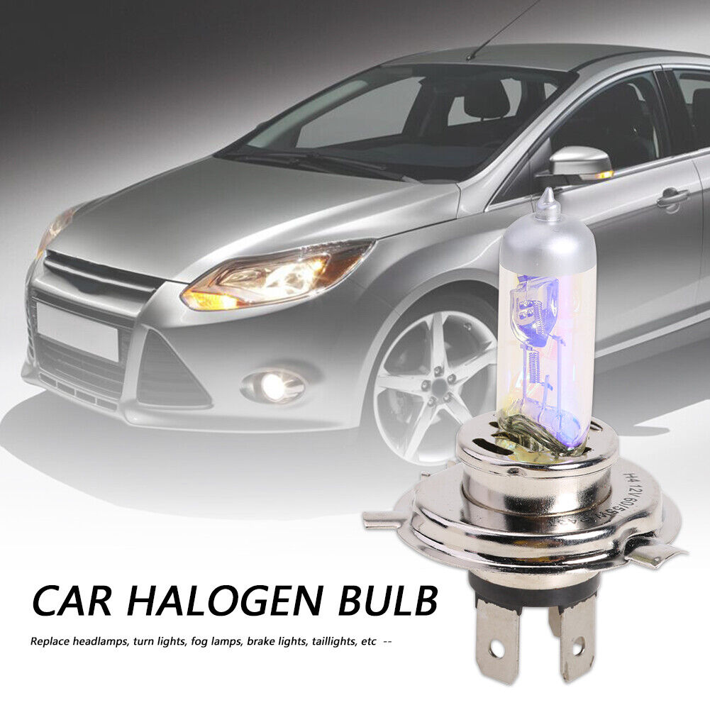 H4 Yellow Halogen Bulb 12V 60/55W 3000K for Car Headlight Fog Light Lamp
