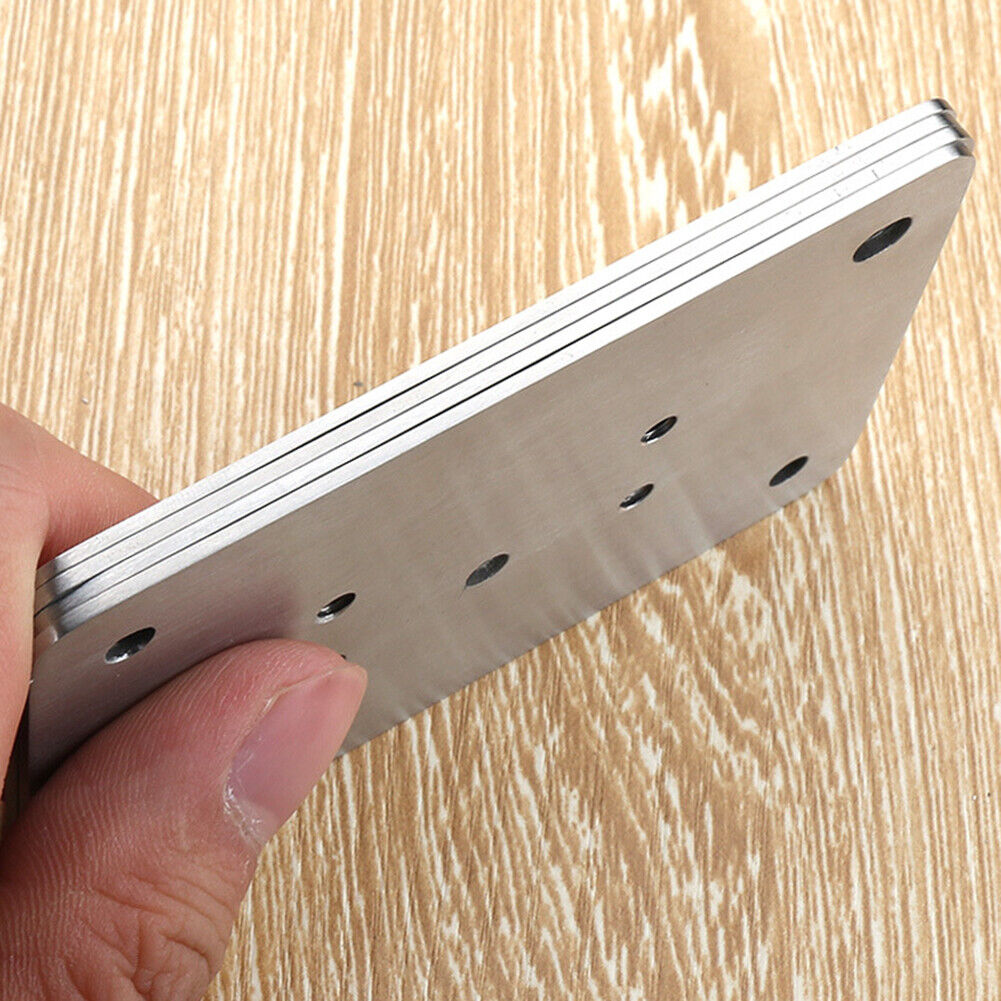 Hinge Repair Plate for Cabinet Cupboard Furniture Repair Hardware Kit (B)