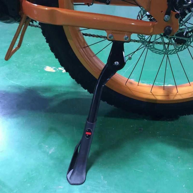 MTB/Snow/Folding Bike Side Stand, Aluminum Alloy, Adjustable 33-40.5cm,Resistant