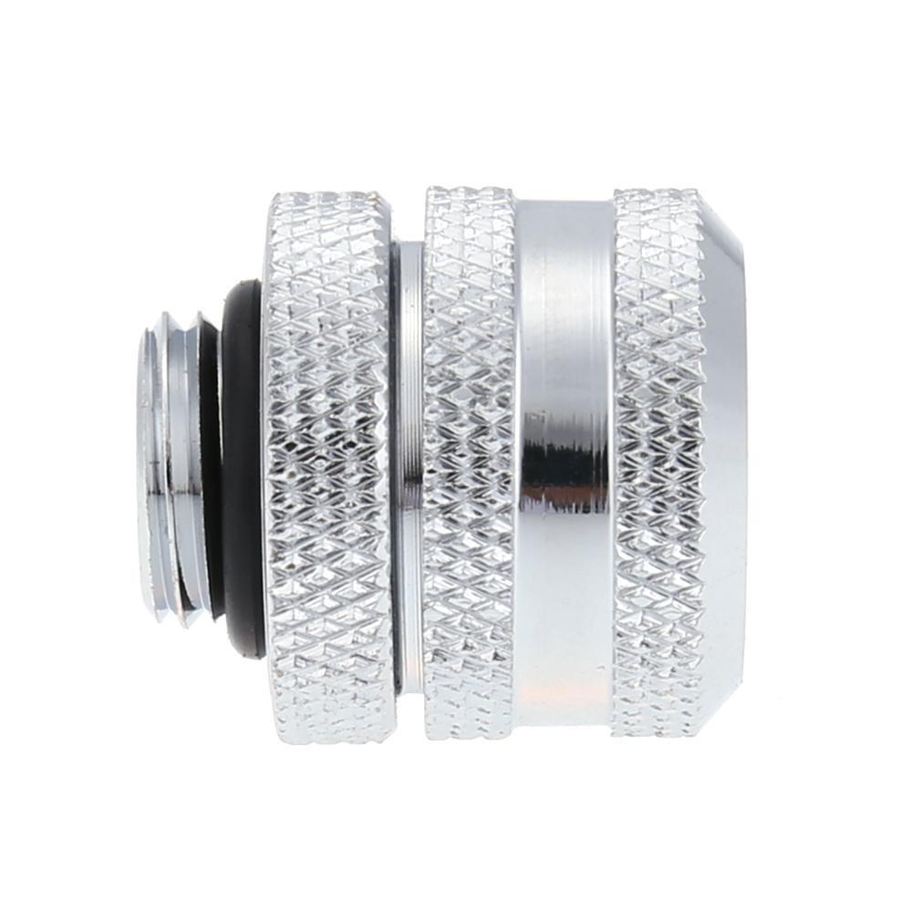 G1/4 14mm OD 4 Laps Hard Tube Quick Fitting Connector for PC Water Cooling