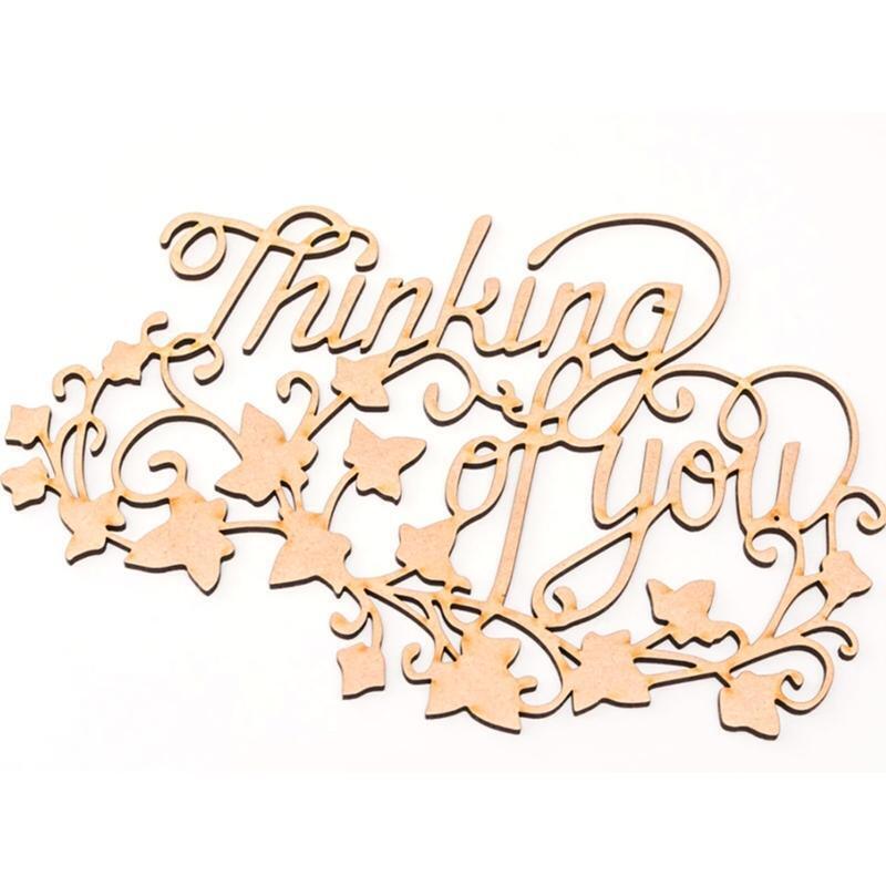 Thinking of You Metal Cutting Dies Stencil DIY Scrapbooking Album Paper Template