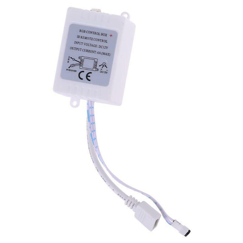 Multicolor Waterproof 5m 300 LED 3528 SMD RGB Strip Light 44 Key Remote DC 12V