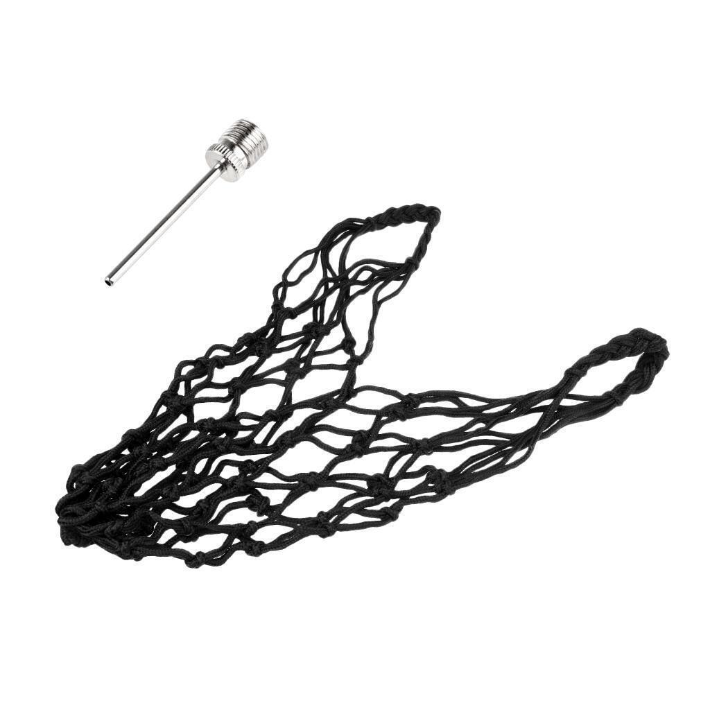 Volleyball Basketball Football Soccer Ball Storage Net Bag + Pump