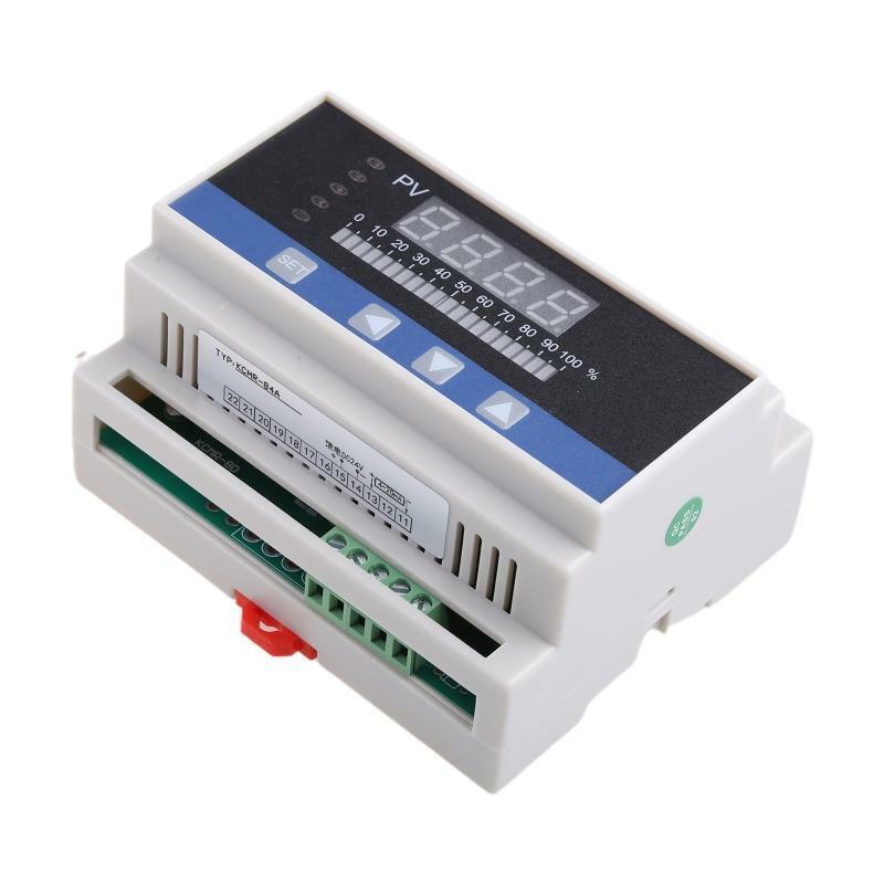 4-20mA DC Water Liquid Level Pressure Controller with 4-ways Relay DC24V Output