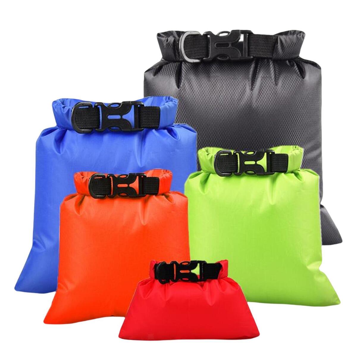 5Pcs Waterproof Dry Bags Dry Sacks for Rafting Swimming Travel Fishing Gym