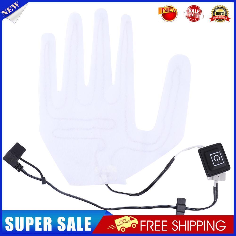 Heated Five-Finger Gloves Sheet Outdoor Cycling Hand Warmer (with Switch)