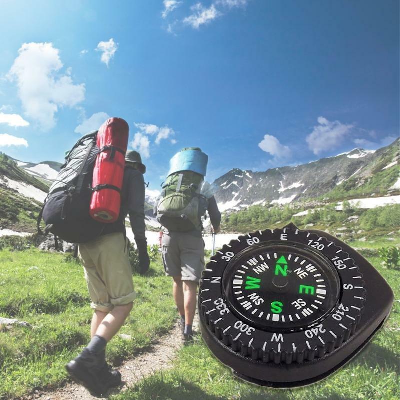 5 Pcs Mini Portable Compass Survival Hiking Camping Direction Outdoor