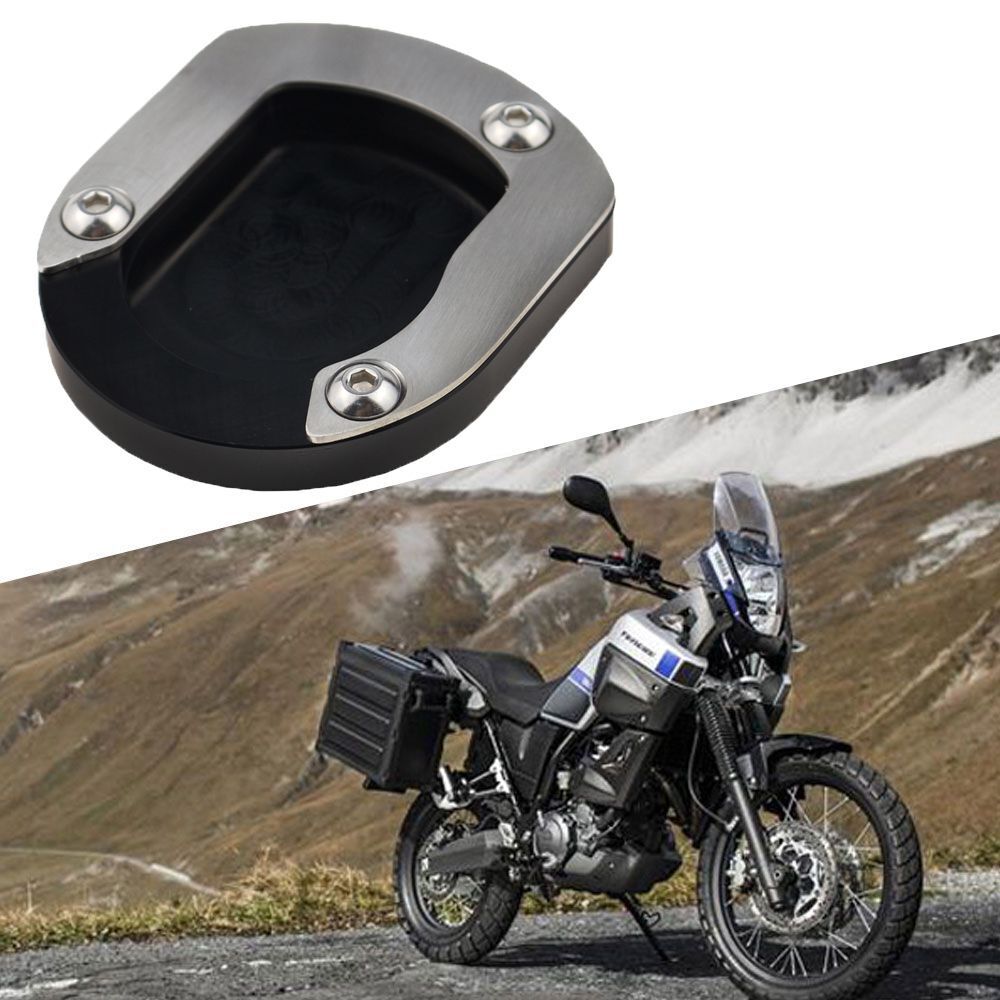 Extension Magnifying Pad Side Kick Stand For YAMAHA XT660Z TENERE 2008-2018