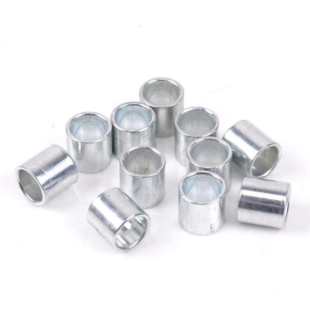 50x Aluminum 10mm Skate/Skateboard Bearing Spacers Durable Skate Scooter Washer