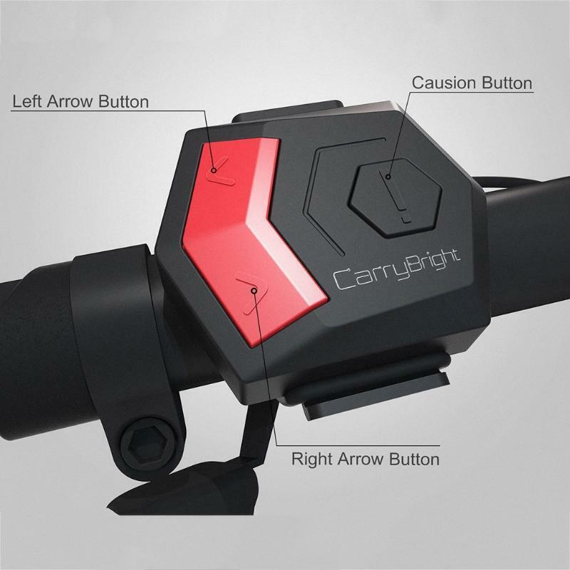 Bike Turn Signal Front Rear Light with Wireless Remote Control Bicycle Taillight