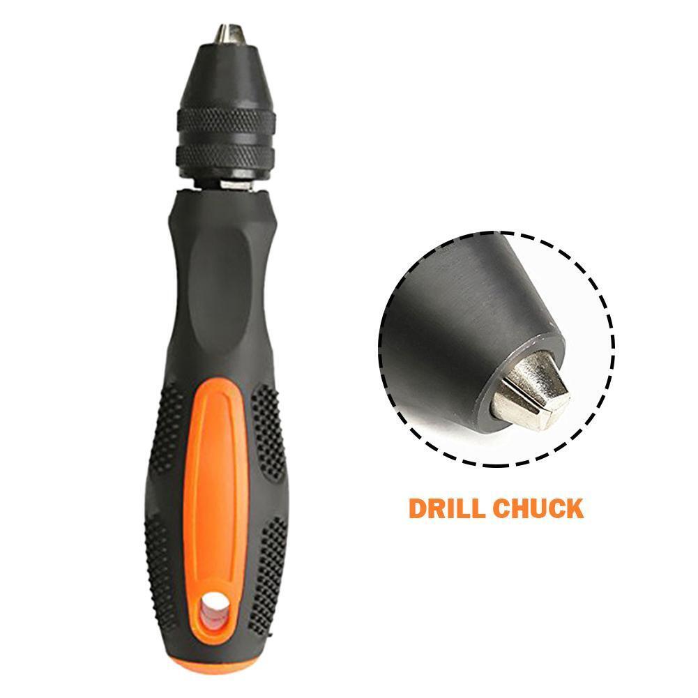 0.5-8mm Chuck Woodworking Mini Hand Drill Twist Drill Bit for Rotary Tool