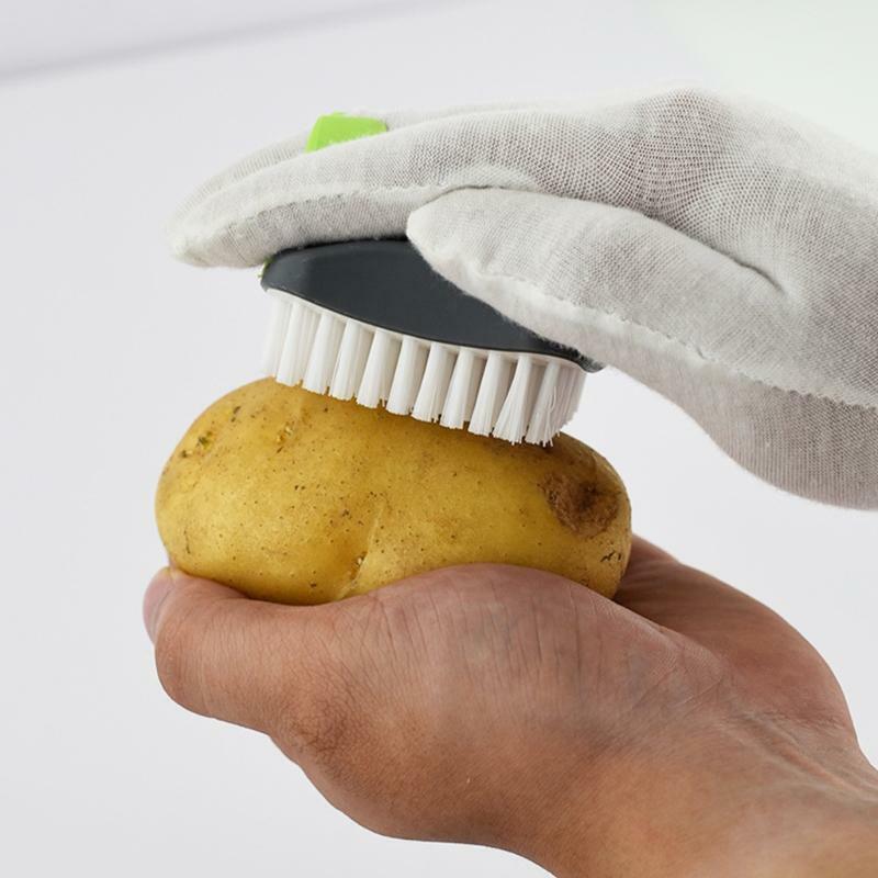 Utility Fruit Cleaning Brush Multifunction Scrubber Comfortable Vegetable Brush
