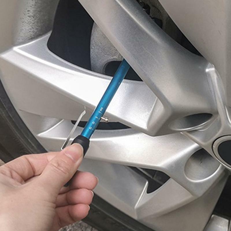 13.8cm/5.4in Brake Pad Measuring Tool Alloy Steel Brake Pad Thickness Gauge