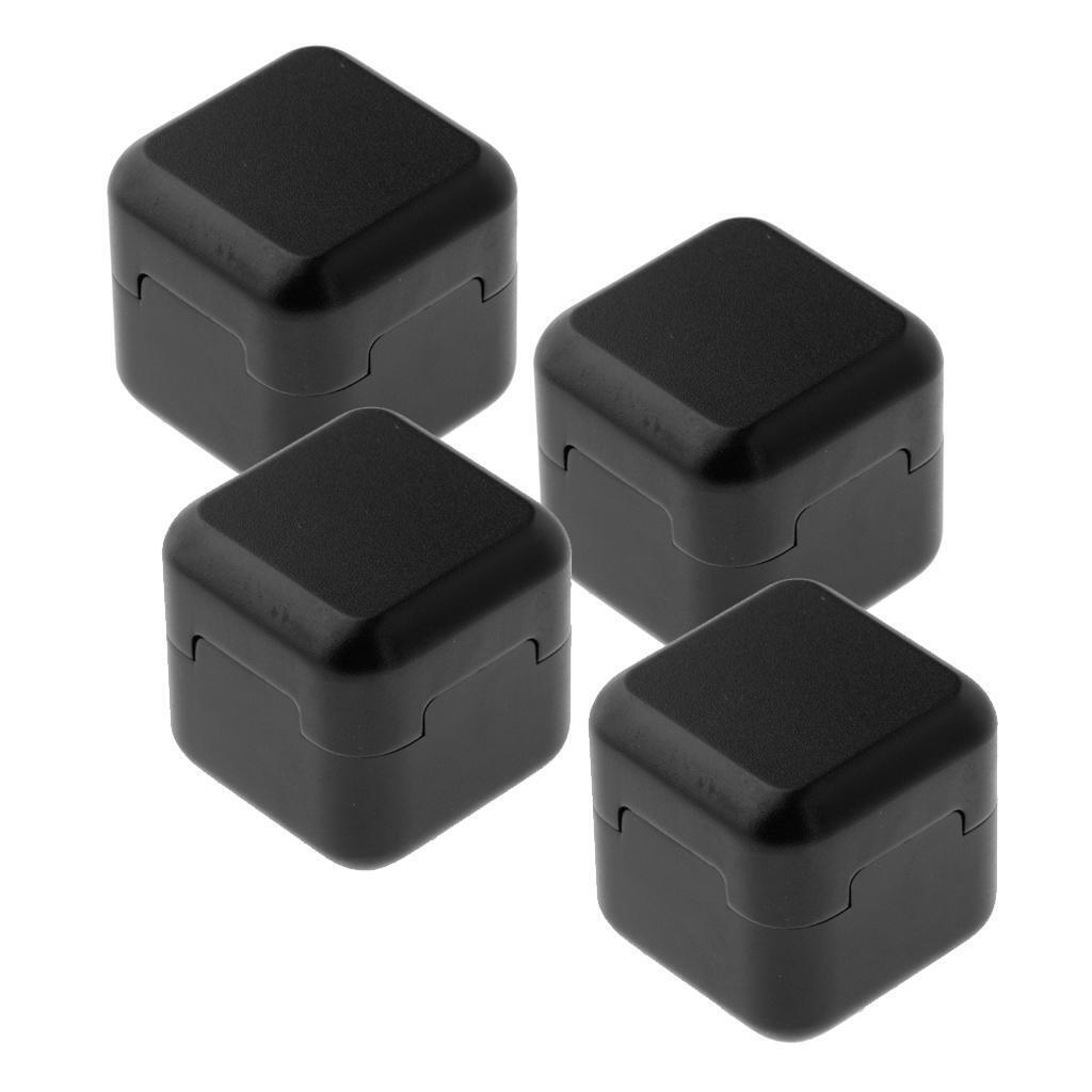4x Aluminum Billiards Pool Cue Chalk Holder Snooker Stick Tip Chalk Case