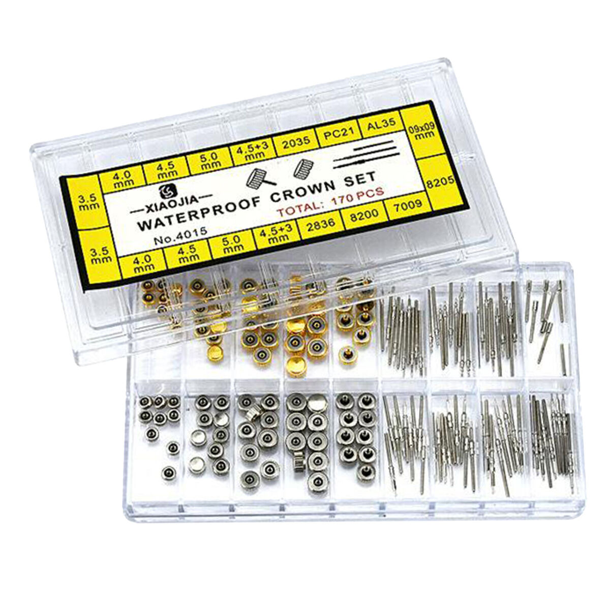 Stainless Steel Watch Crown Replacement Set Tool  for Watchmakers