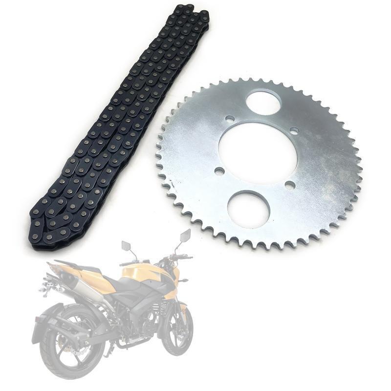 T8F 54T Tooth Rear Dirve Sprocket Cog With 116 Links Chain For Bike Gas Scooter