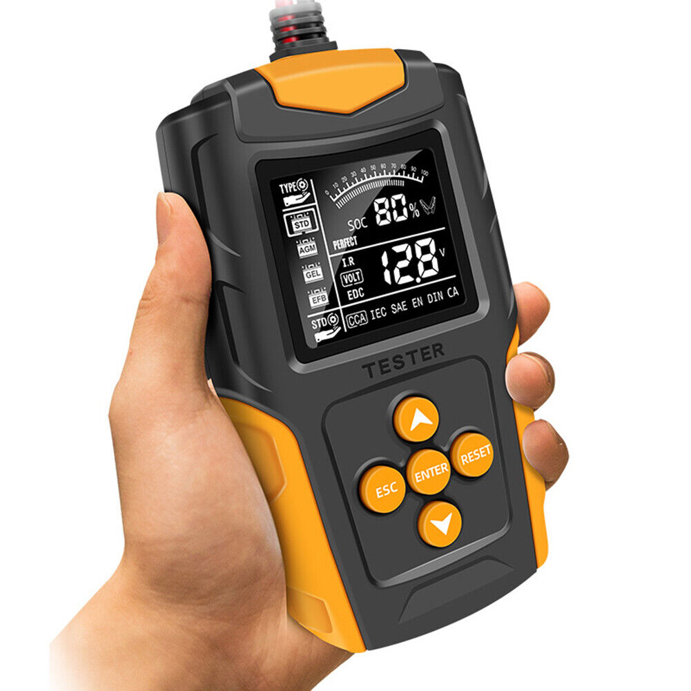 12V 24V Car Battery Tester Vehicle Gel AGM WET Lead Acid Battery Analyzer