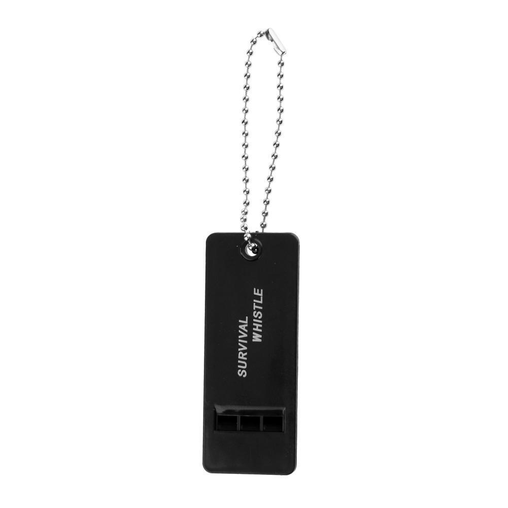 6pcs 3-Frequency Sound Outdoor Survival Whistles Emergency Rescue Kit