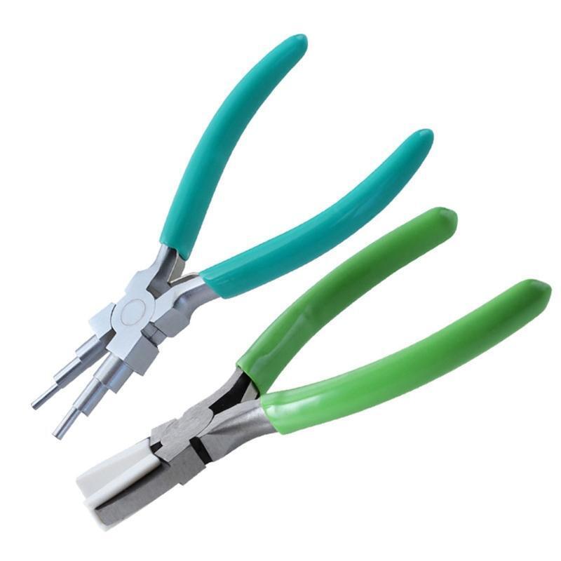 Nylon Flat Nose Pliers Mini Jewelry Pliers Accessories DIY Six-section Pliers