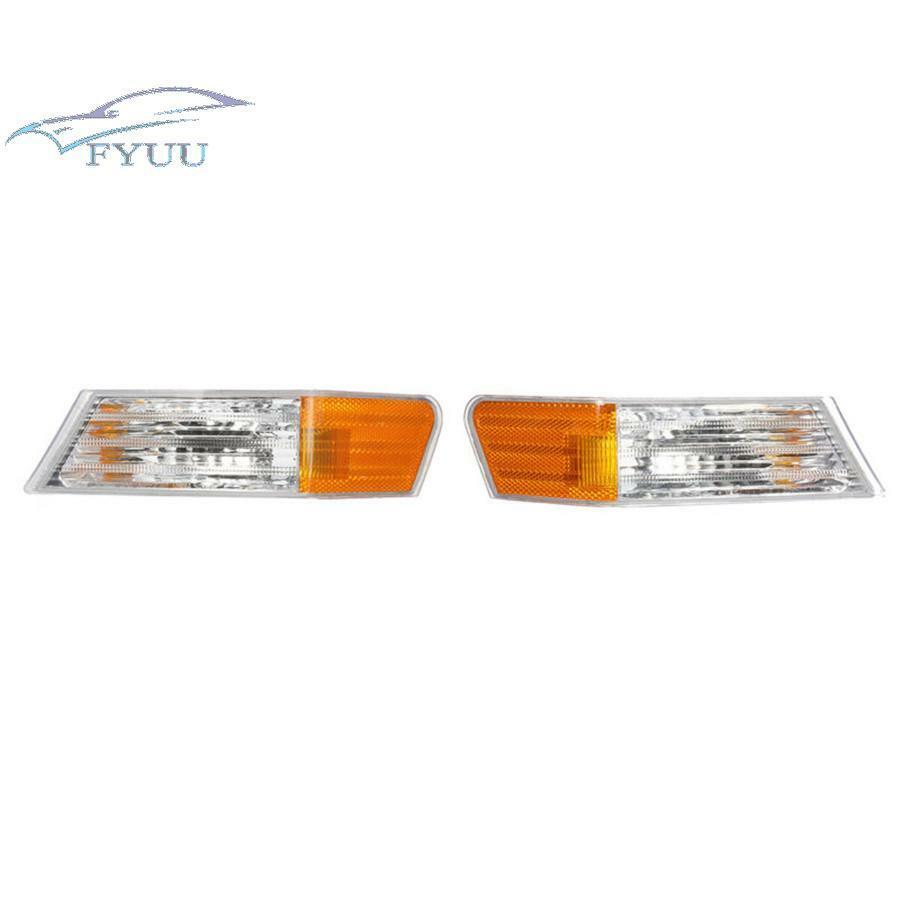 2X Front Left+Right Parking Turn Signal Light Lamp For Jeep Patriot Clear Yellow