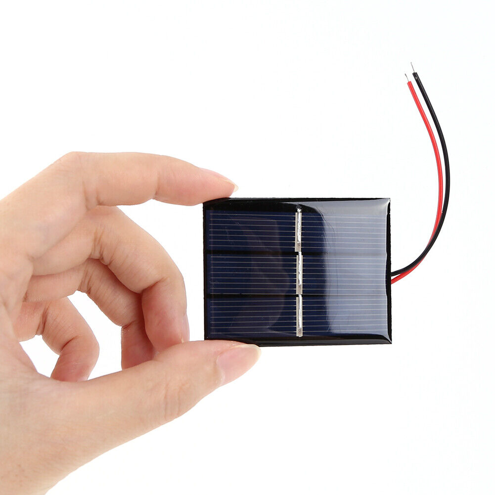 1.5V Solar Panel with Wire Mini Solar System DIY for Battery Charger (2pcs)