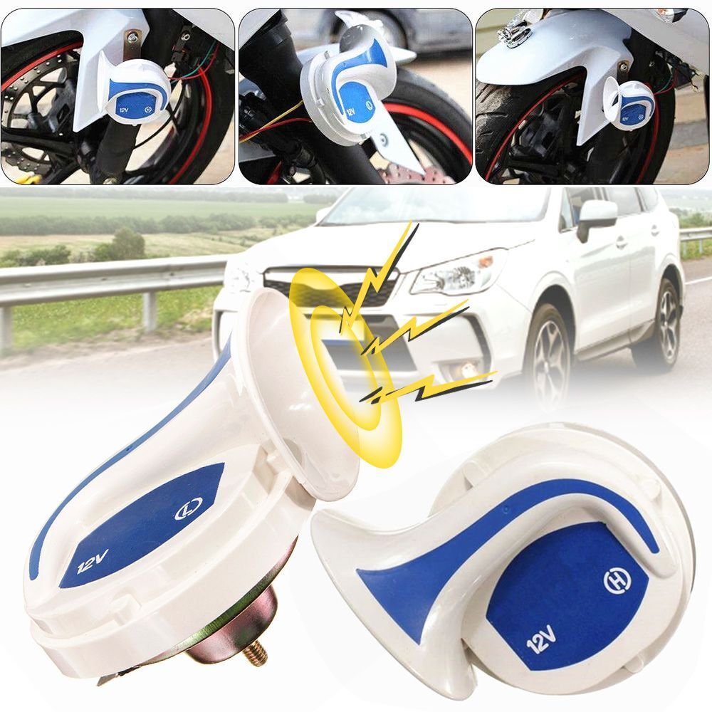 18 Sound Motorcycles Horn Loud Air Snail Horn Electronic Car Horn For Car Truck