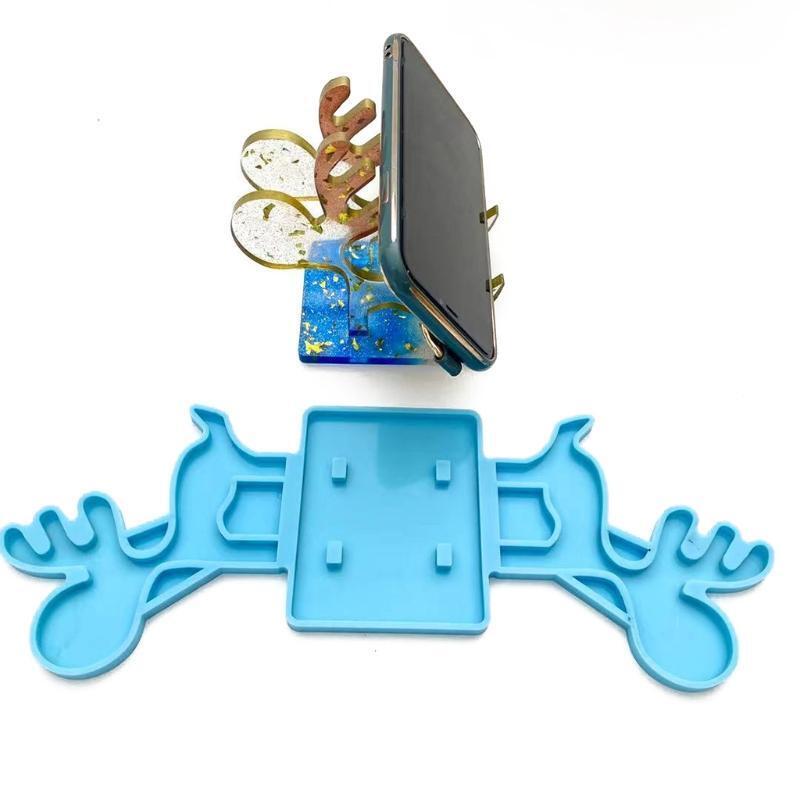 DIY Crafts Phone Stand Epoxy Mold Cellphone Bracket DIY Mobile Phone Holder Mold