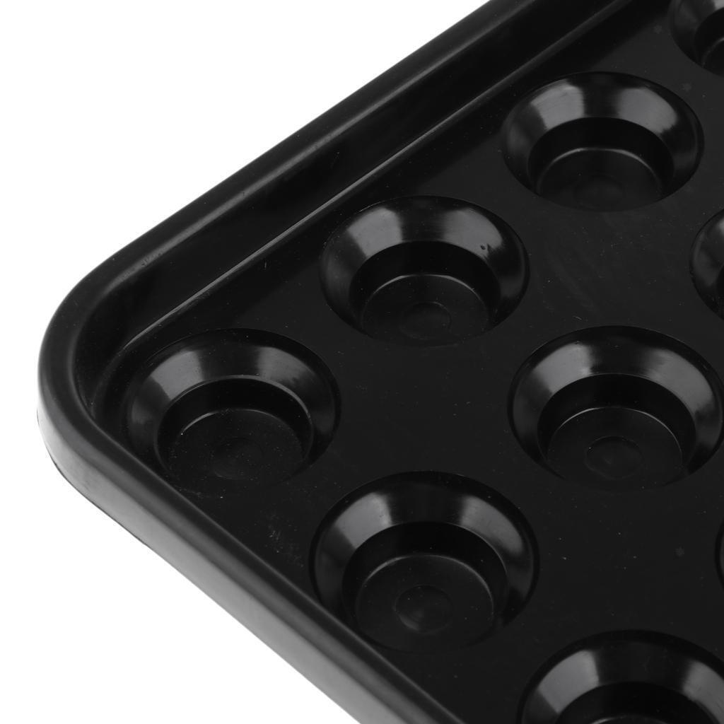 Plastic Pool Ball Tray Holder for 22 British Billiards Ball Storage Holding
