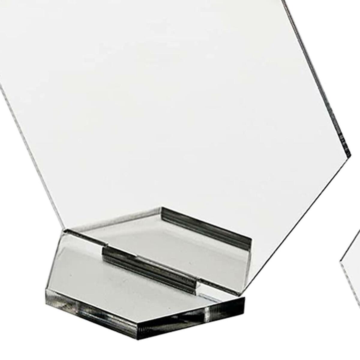5x Clear Acrylic Place Cards with Stand DIY for Wedding Banquet Birthday