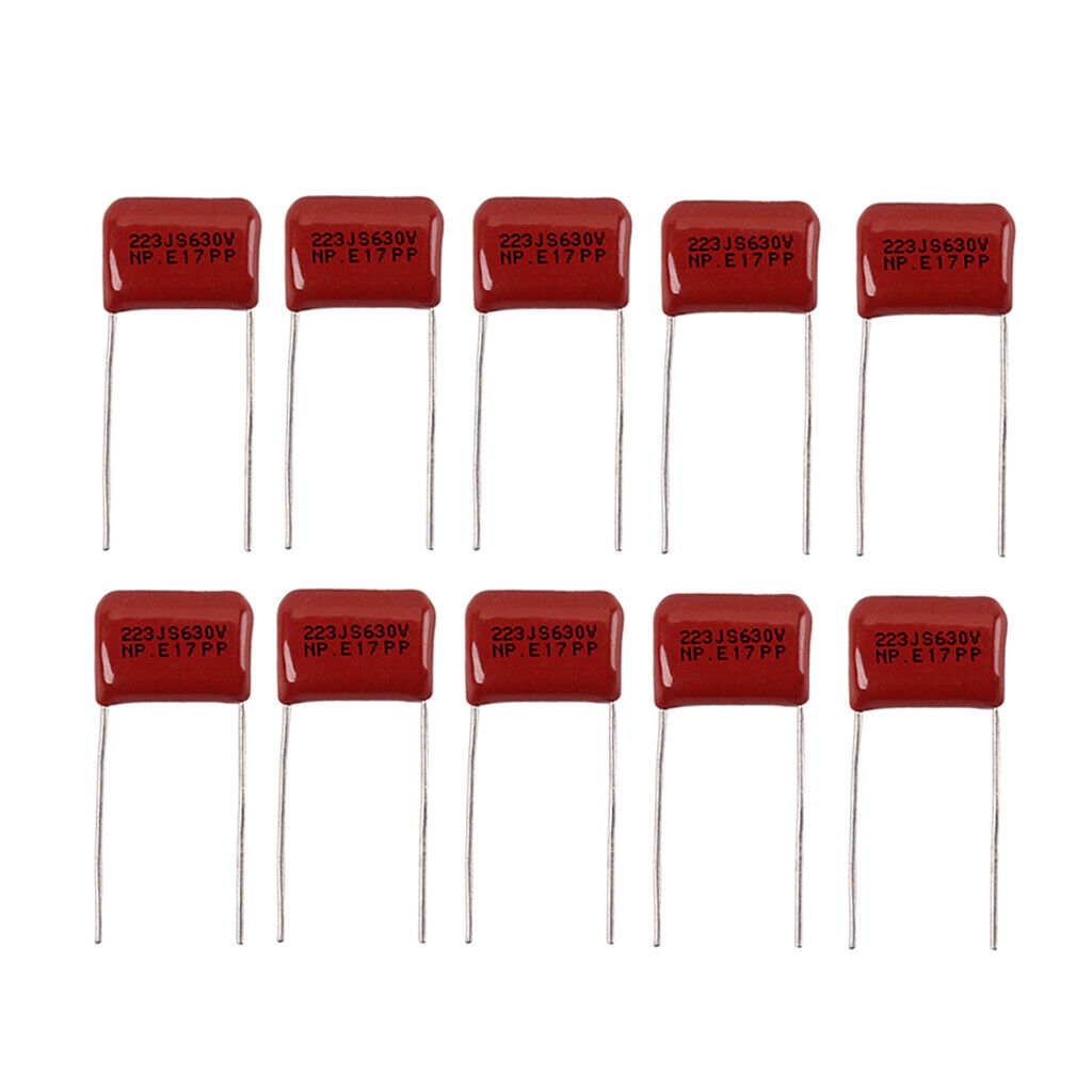 10 Pieces  & Copper 223J S630V Capacitors for Electric Guitar Bass