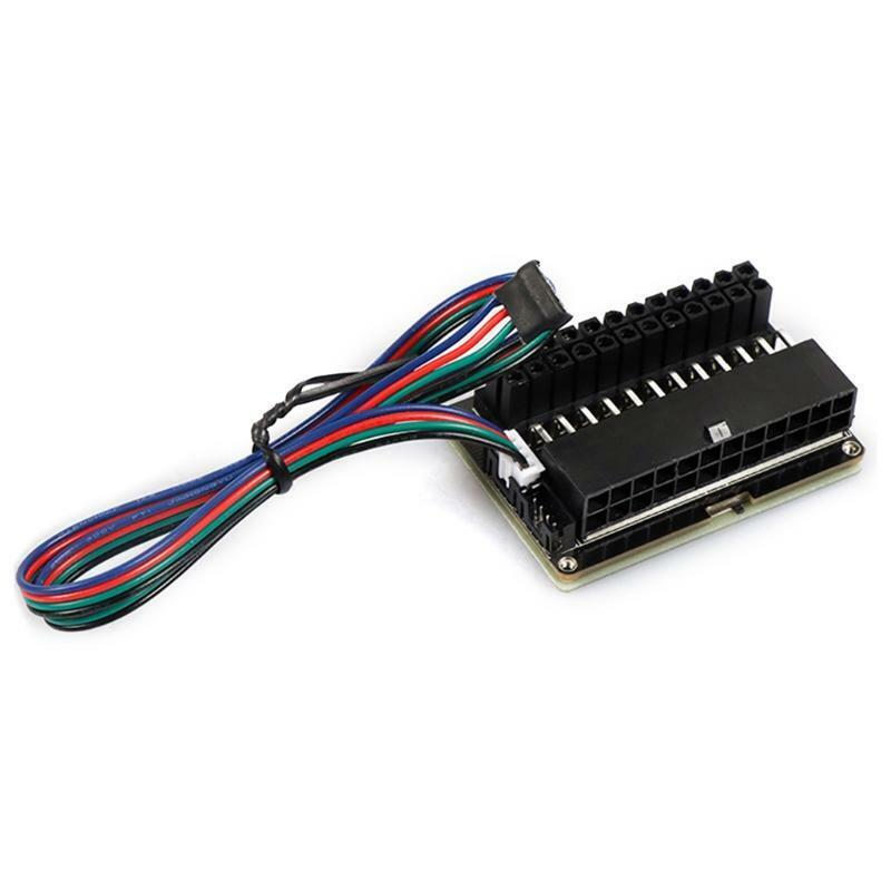 Computer Motherboard Atx24P Power Supply 90 Degree 24pin Steering Power Adapter