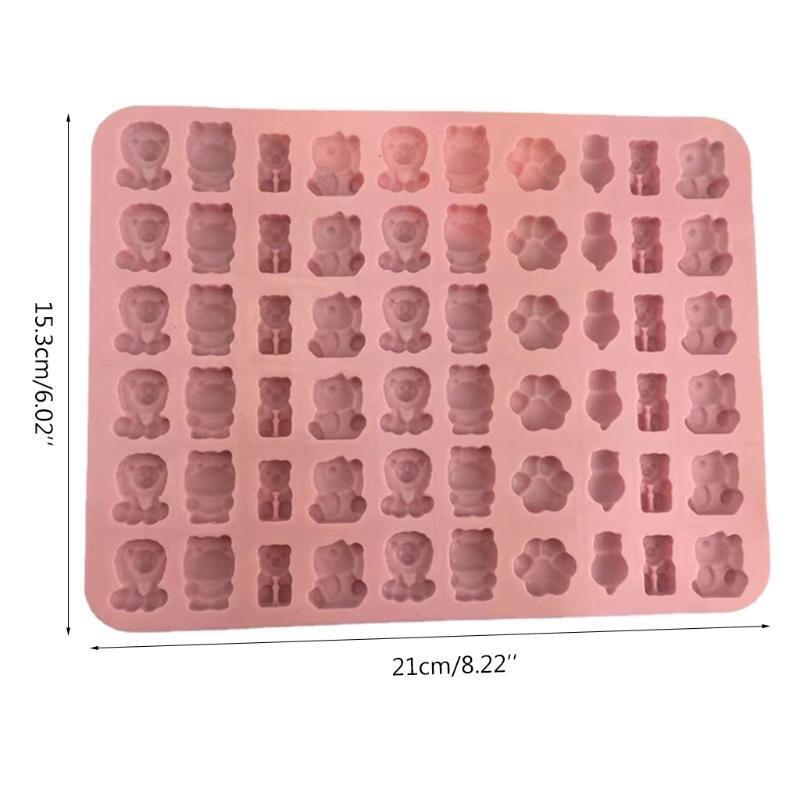 Cake Mold Baking Utensils Food-Grade Silicone Christmas Little Cute Bear Party