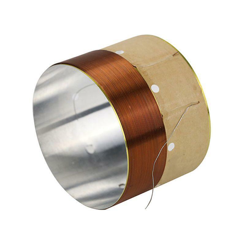 1Pair 75.5MM Speaker Bass Voice Coil White Aluminum Sound Air Outlet for Speaker