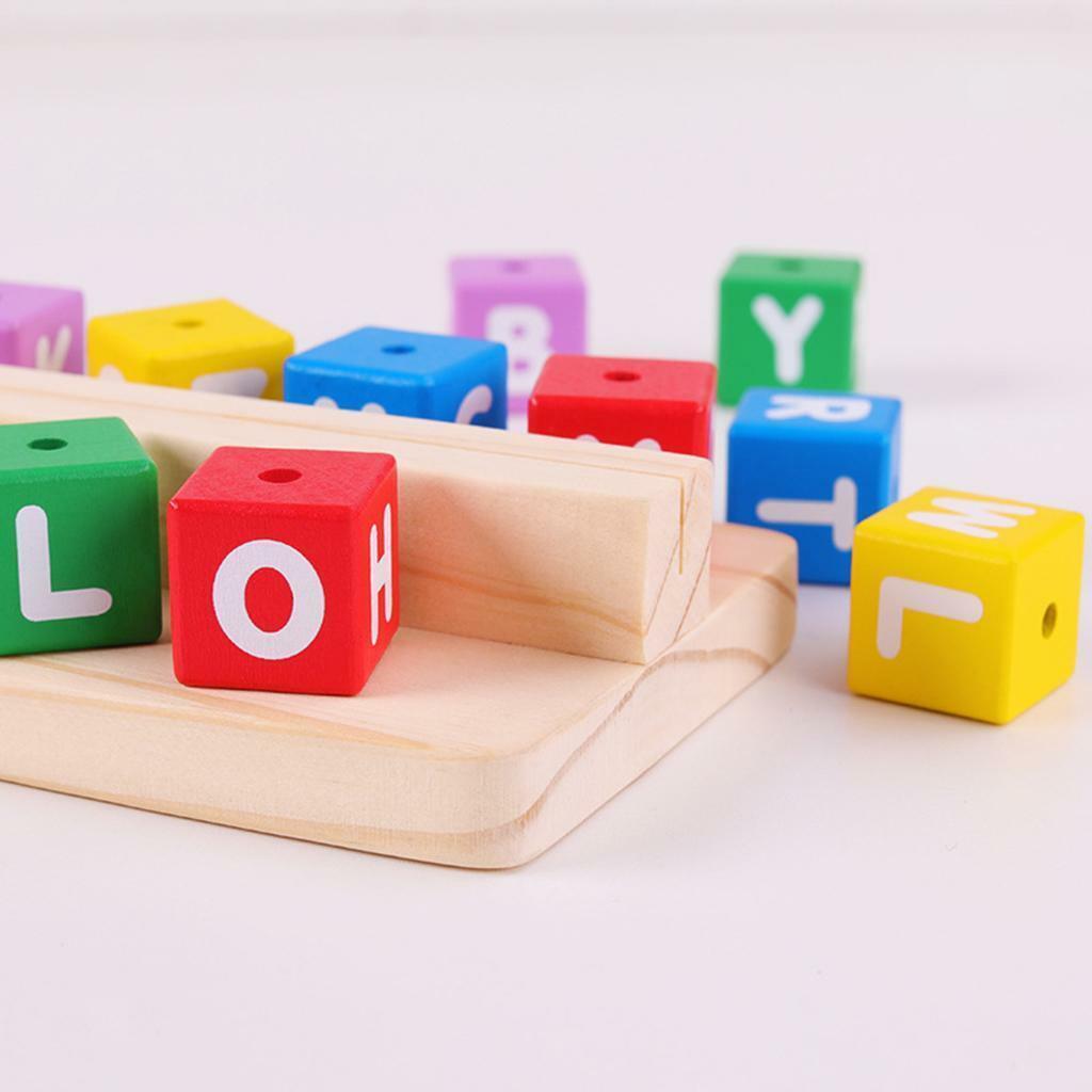 Movable Matching Letters Game Letter Puzzle Educational  for
