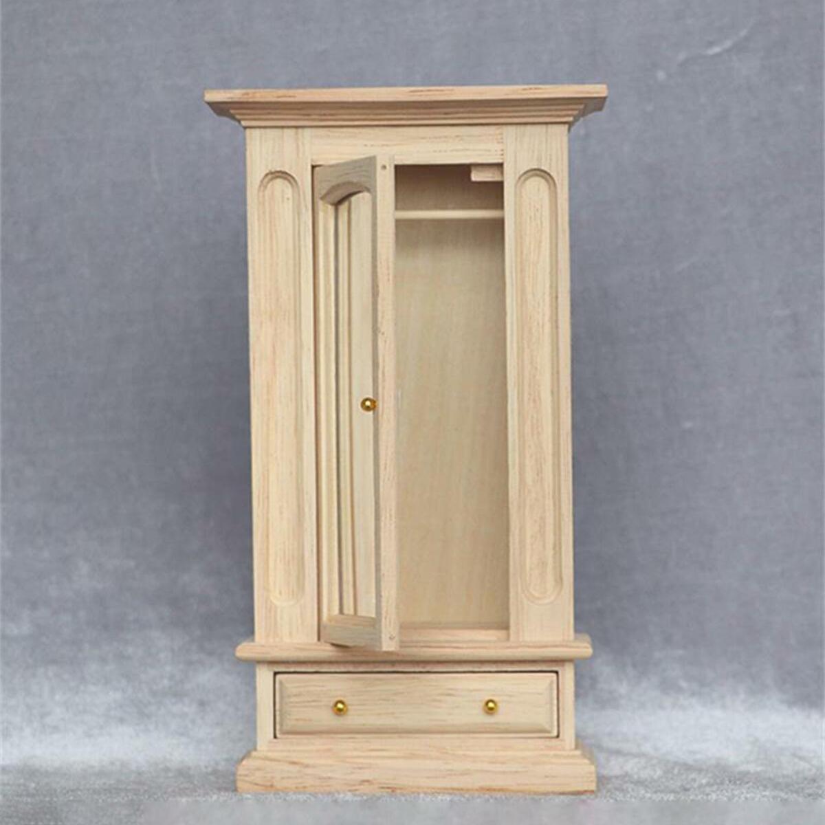 2  1:12 Scale Wardrobe and Cabinet  Bedroom Furniture Ornaments