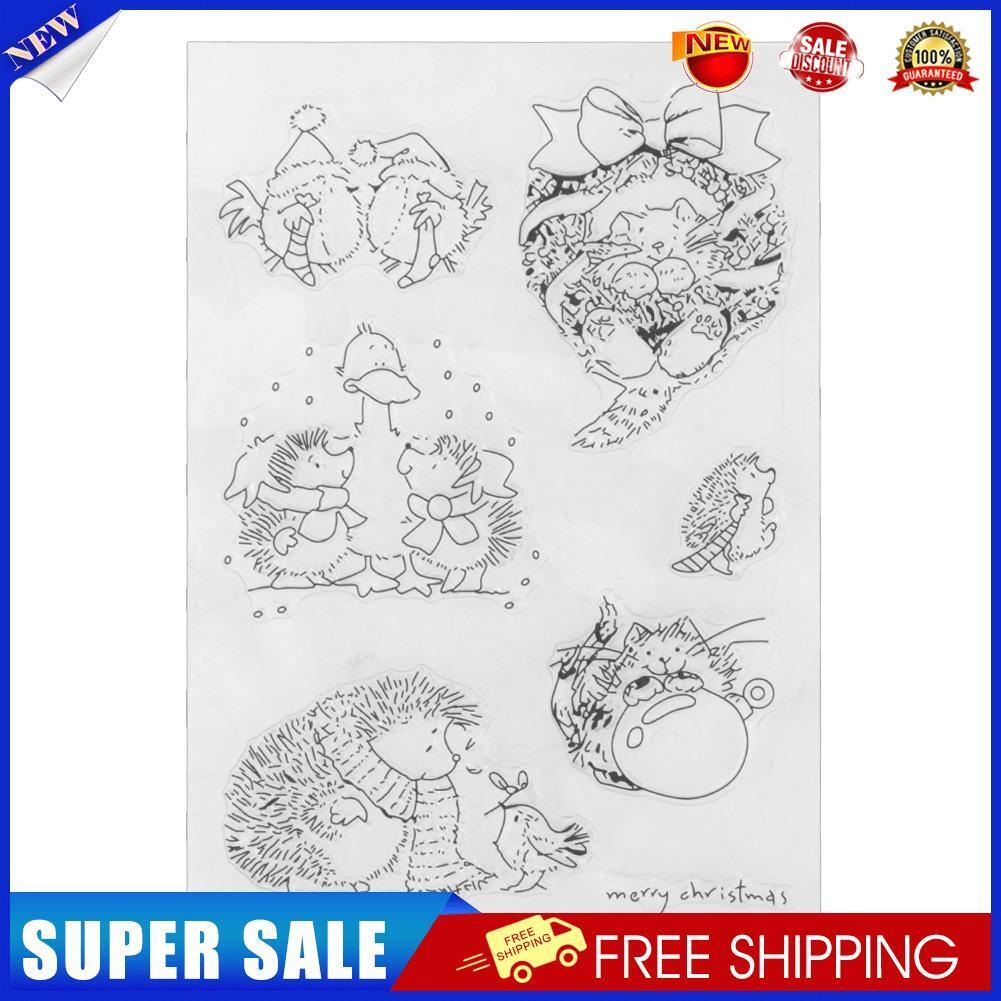 Clear Transparent Silicone Seals DIY Stamp Sheet Photo Album Decor Gift