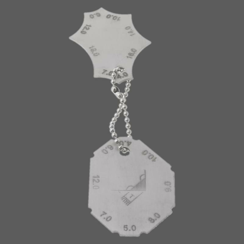Pocket Fillet Weld Gauge Welding Gauge with Key Chain