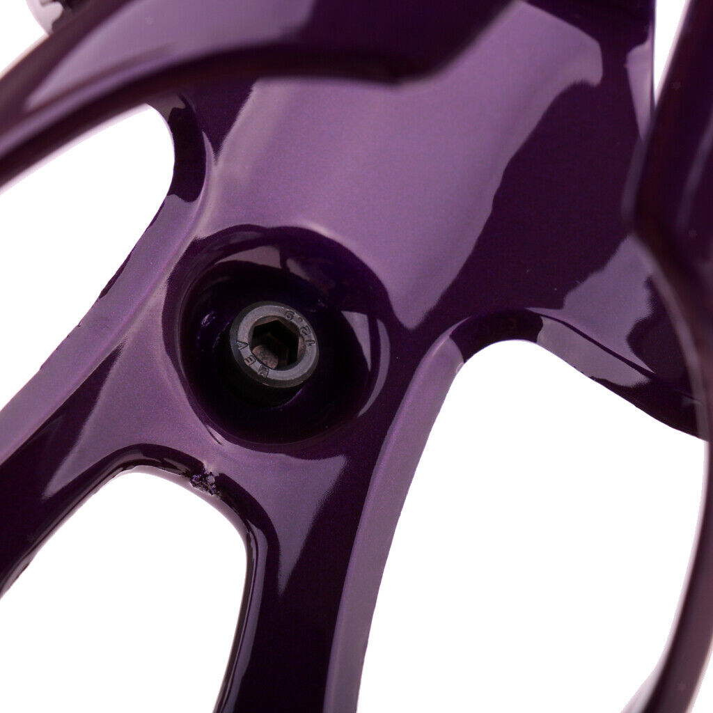 Fiber  Bicycle Cycling Water Bottle Holder Rack Cage Purple Black