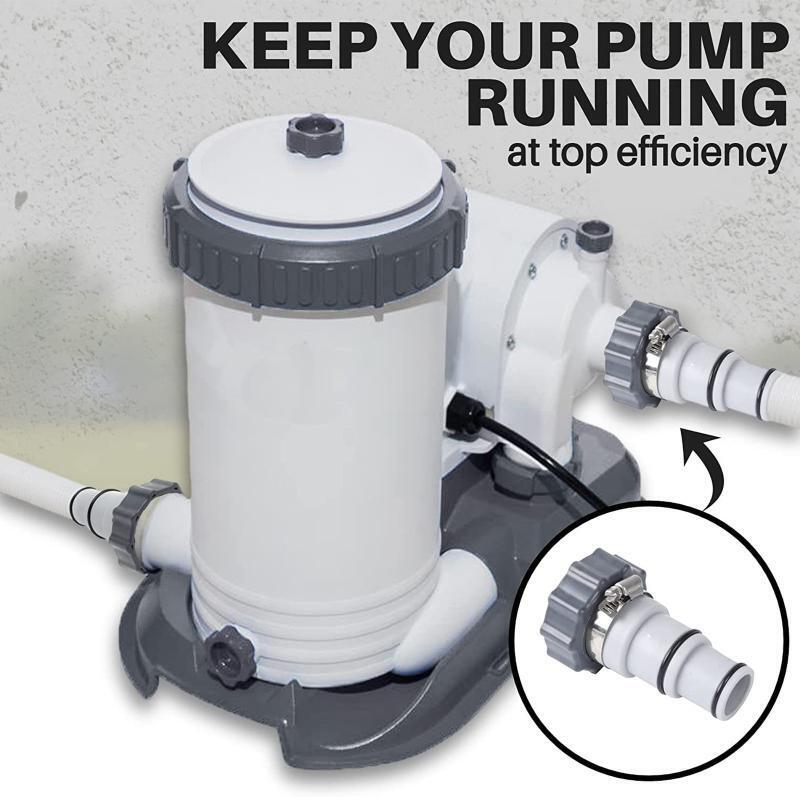 Hose Adapter Replace for Above Grounds Swimming Pool 1.25''-1.5'' Hose Adapter
