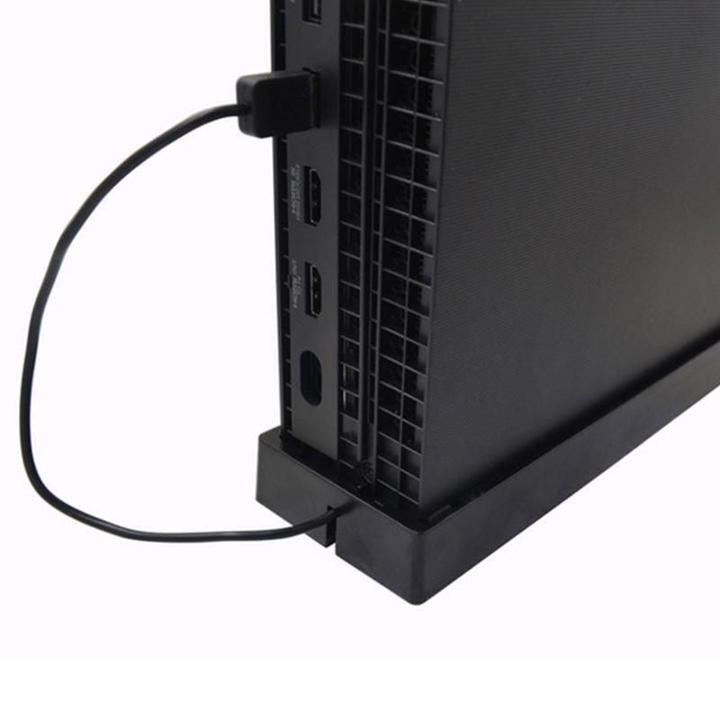 Portable Vertical Stand Cooling Fan for Xbox One S Non-slip Vertical Dock Holder