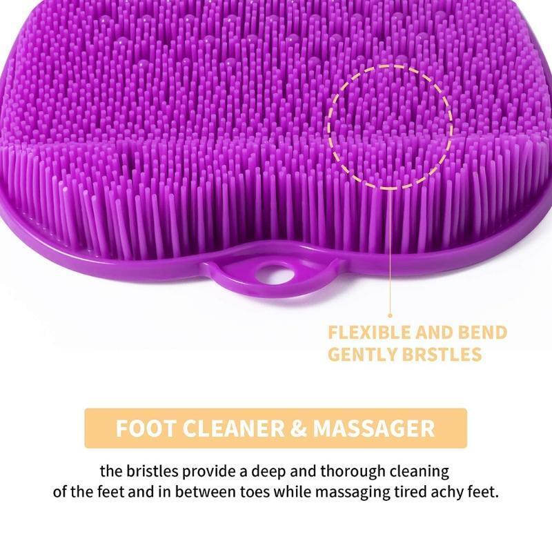 Shower Foot Scrubber Cleaner Massager SPA Mat Reduce Feet Pain Acupressure Mat