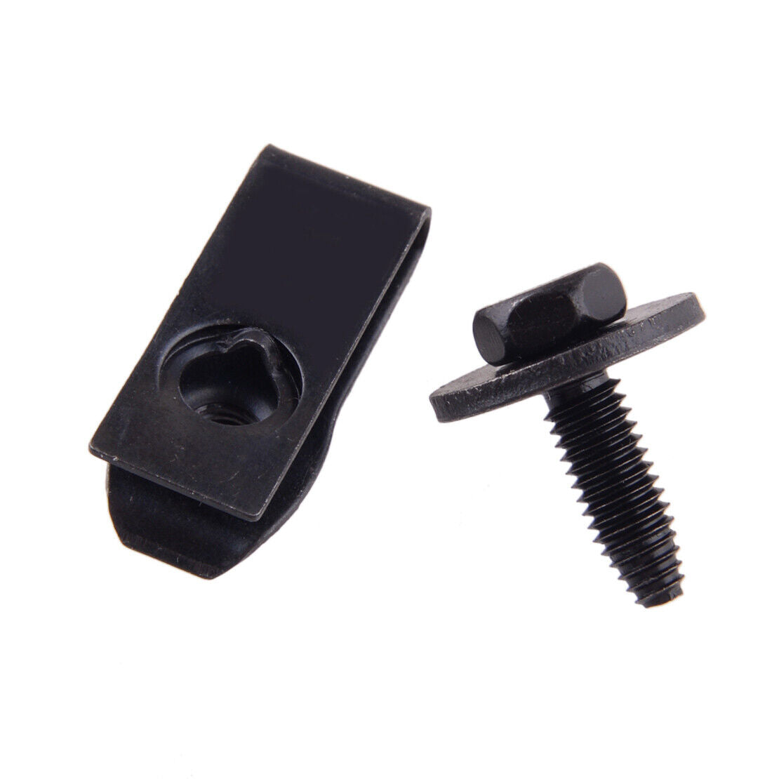20Pcs Car Body Bolts U Nut Clips M6 Hex 10mm Screw Fit for Ford Truck 147163194